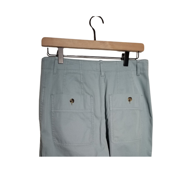 Club Monaco Womens Sea Lounge Pants Pockets Wide Legs High Rise Blue Size 4 - Picture 4 of 8